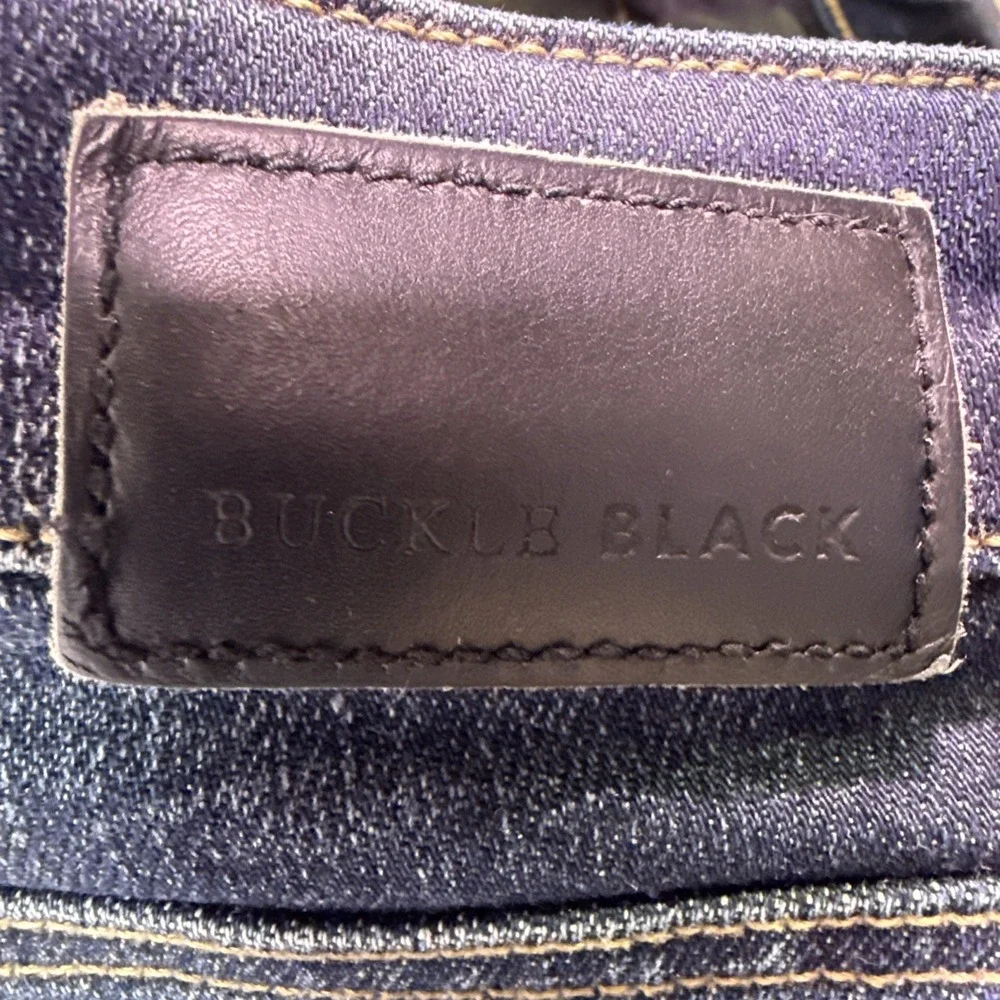 Buckle Black JEANS Womens 27X36 Fit No 53 Trouser Bootcut FLARE Stretch